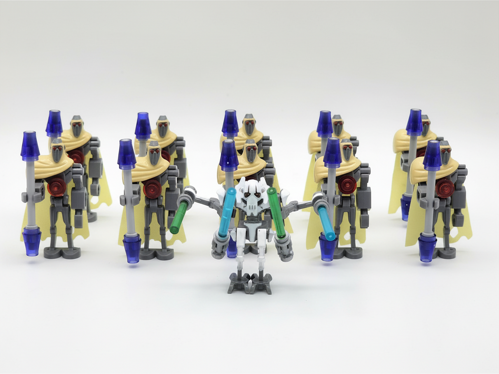 Star Wars General Grievous Mangaguards IG-100 Bodyguard Droids Custom Set 11pcs