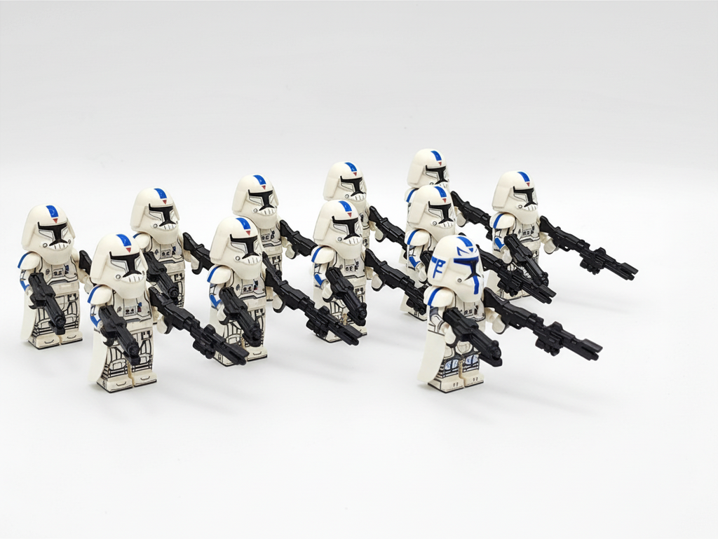 Star Wars 501st Captain Rex Clone Cold Assault Troopers Custom Minifigures  x11