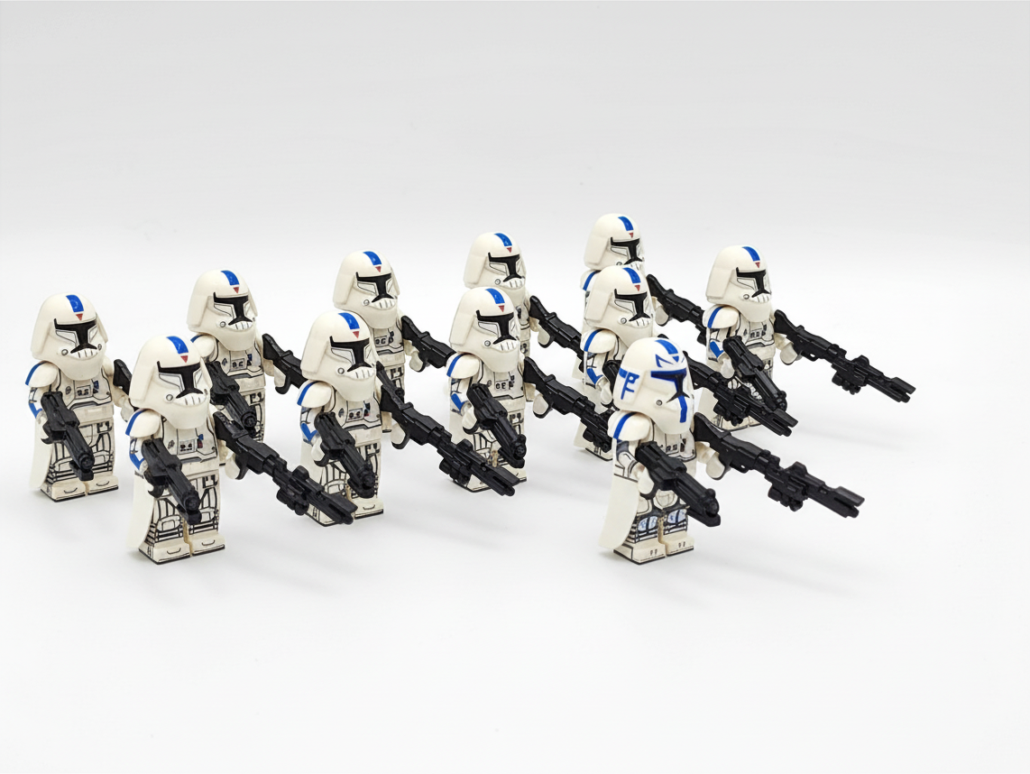 Star Wars 501st Captain Rex Clone Cold Assault Troopers Custom Minifigures  x11