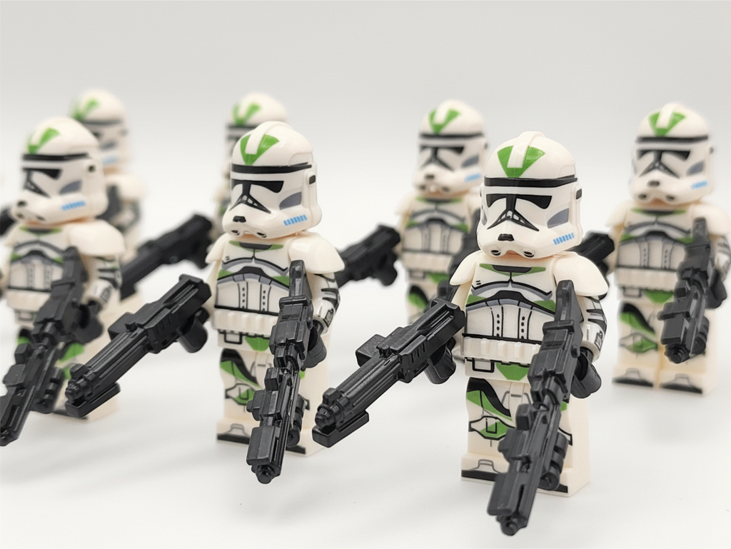 Star Wars Captain Grey 41st Clone Troopers Minifigures Set 11pcs