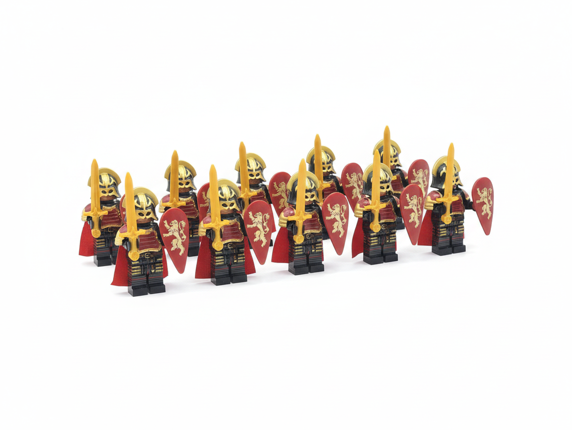 Game of Thrones House Lannister The Golden Knights Custom Minifigures Set