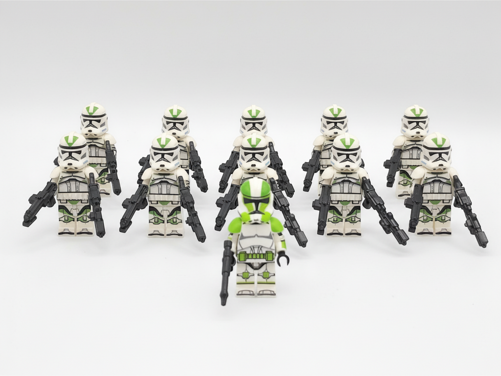 Star Wars Captain Grey 41st Clone Troopers Minifigures Set 11pcs
