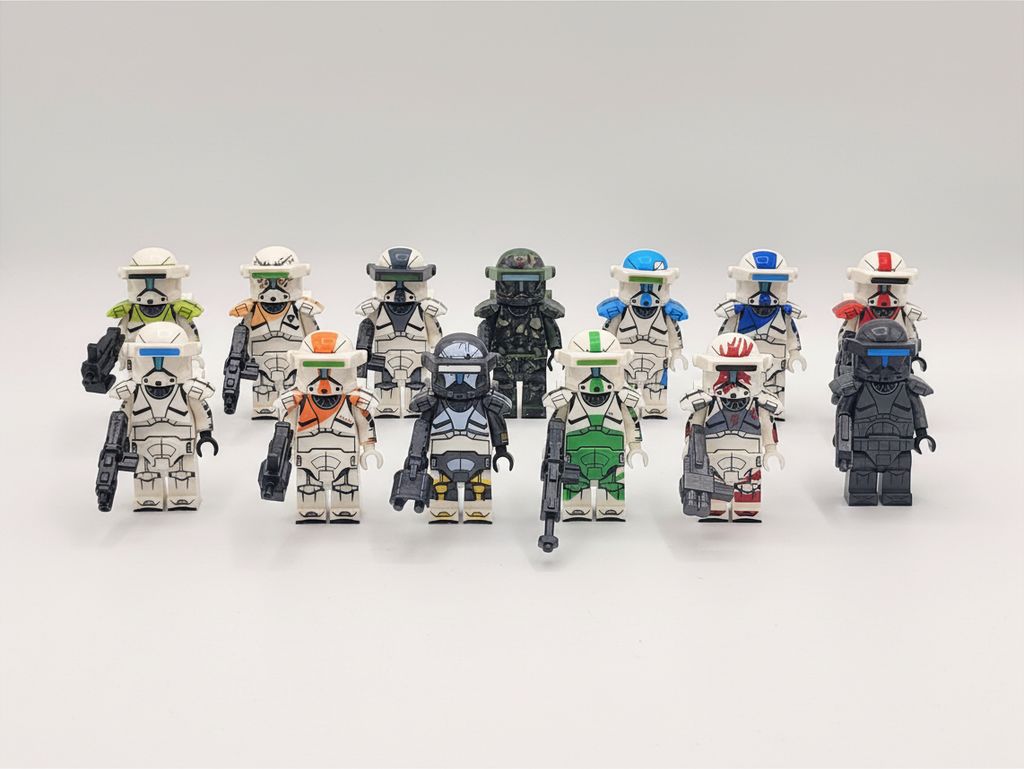 Star Wars Clone Commandos Delta Squad + Assortment 13x Minifigures Set