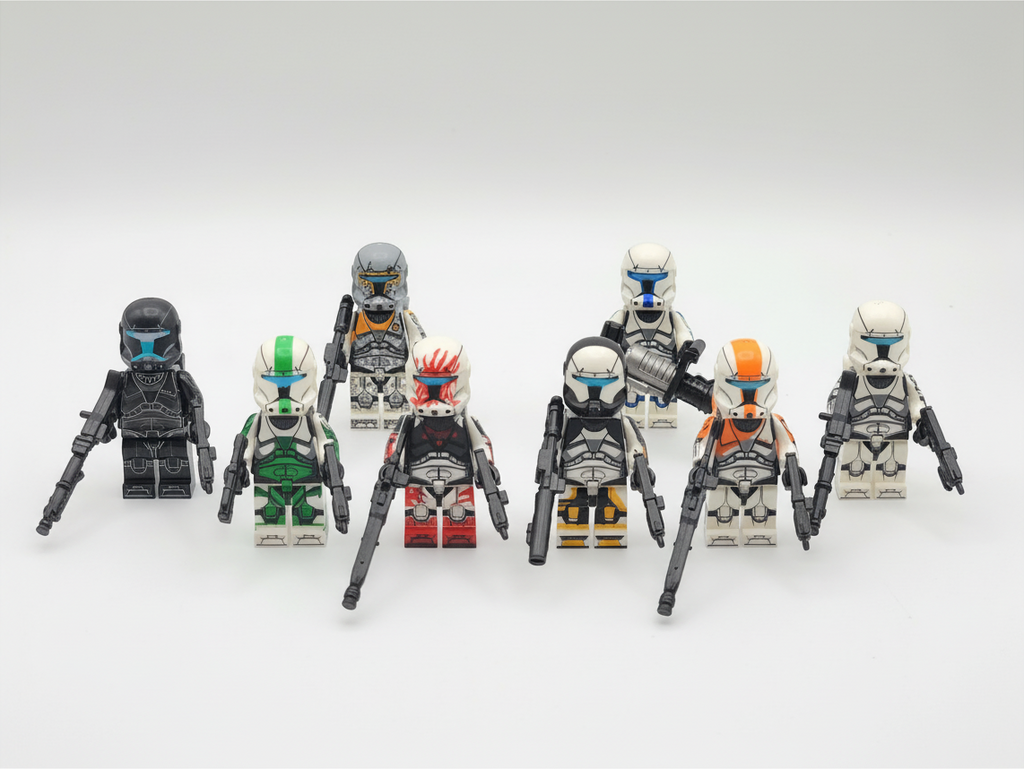 Star Wars Clone Commandos Custom 8 Minifigures Set