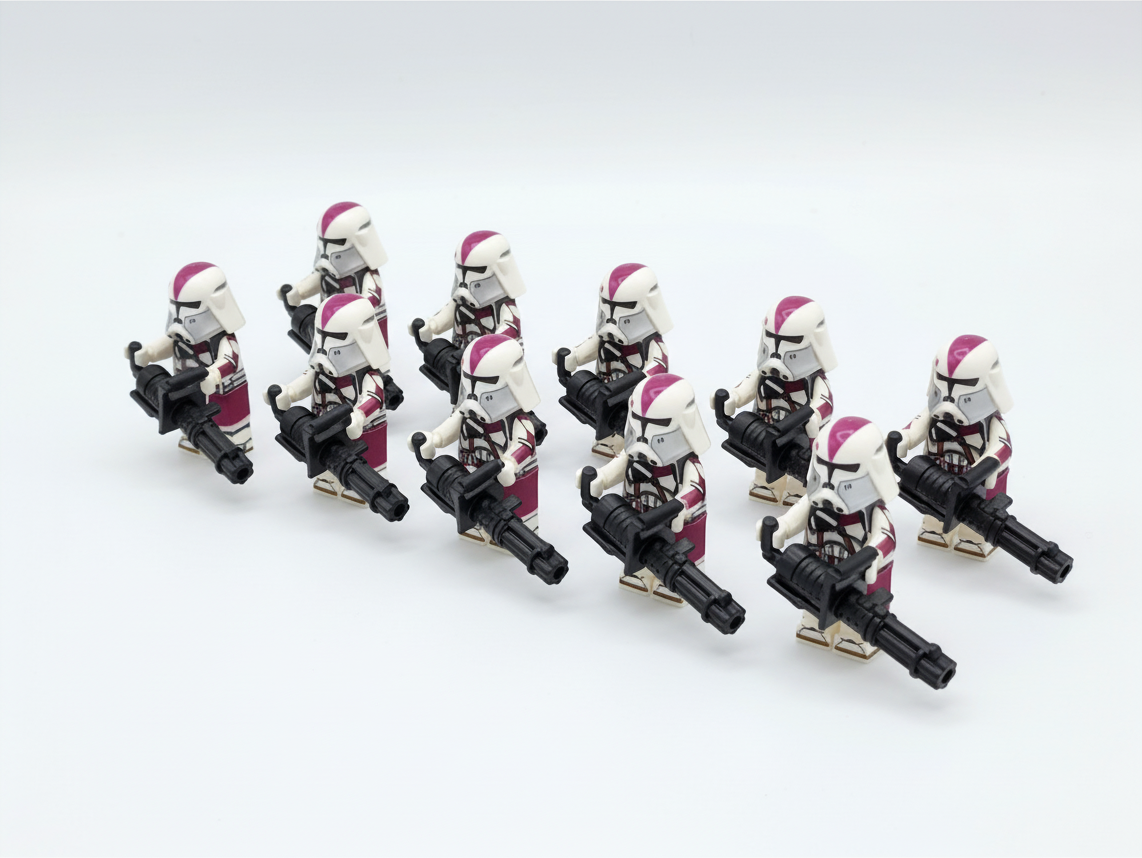 Star Wars 21st Nova Corps Galactic Marines Heavy Clone Troopers Custom Minifigures Set