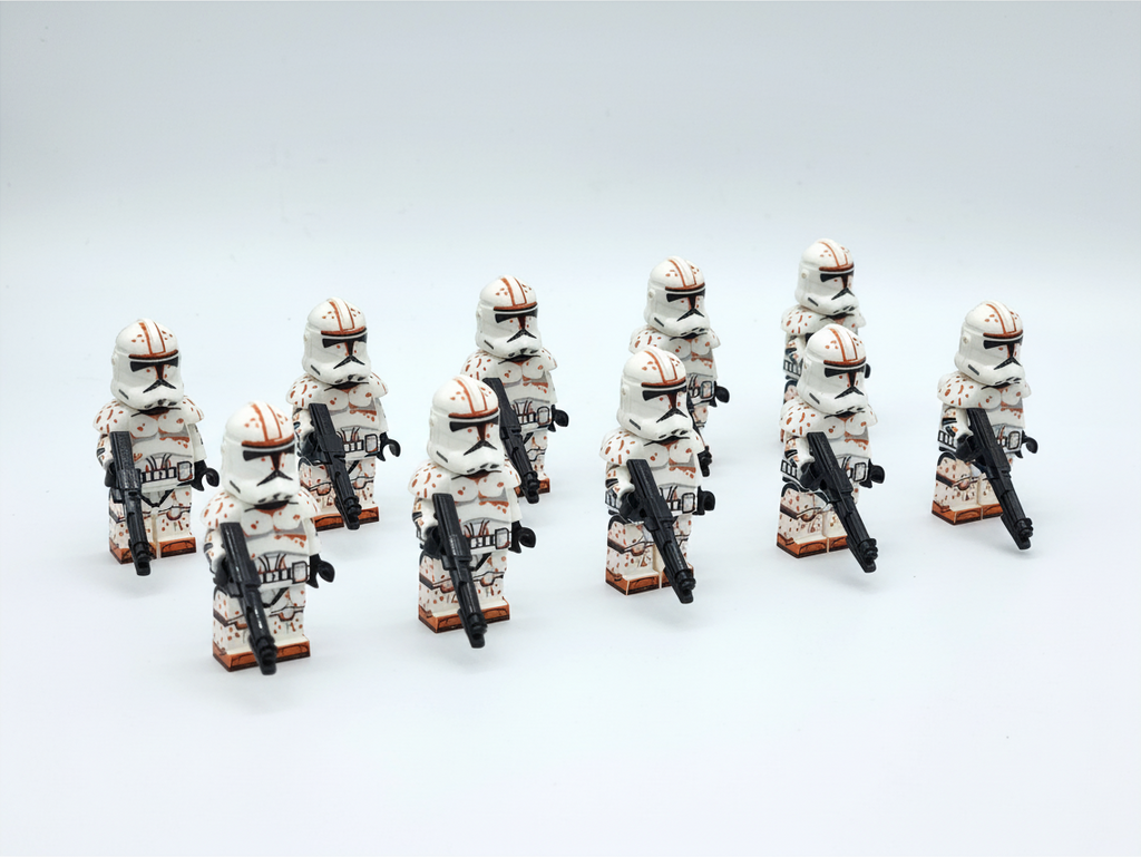 Star Wars Phase 2 Desert Clone Troopers Custom Minifigures Set