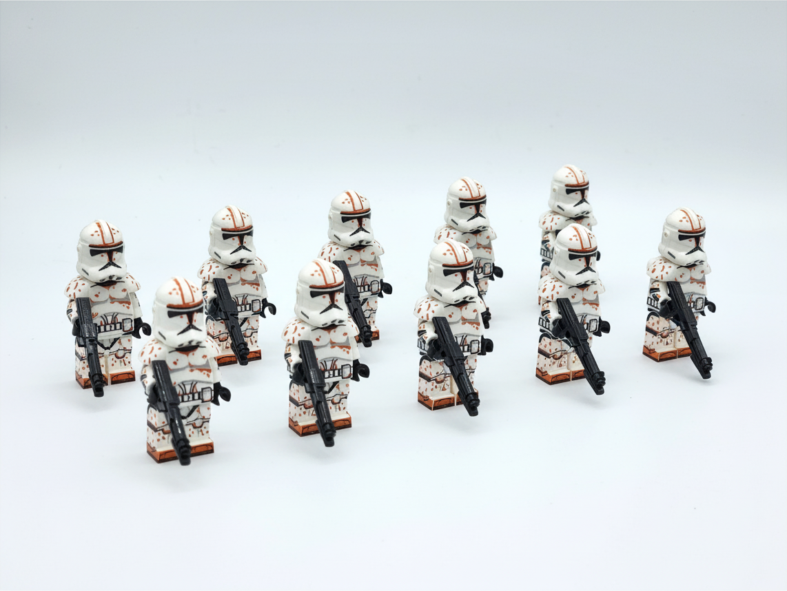 Star Wars Phase 2 Desert Clone Troopers Custom Minifigures Set