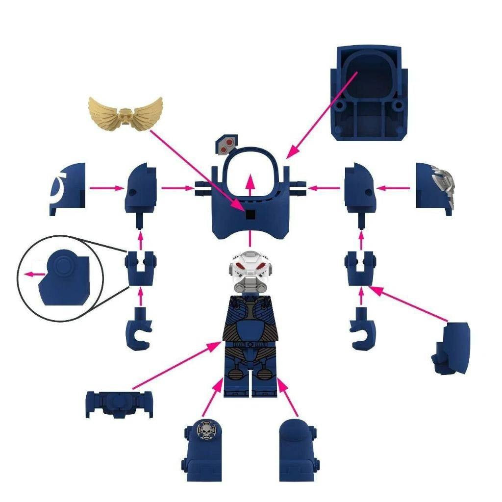 Warhammer 40K Terminators Assortment Minifigures MY