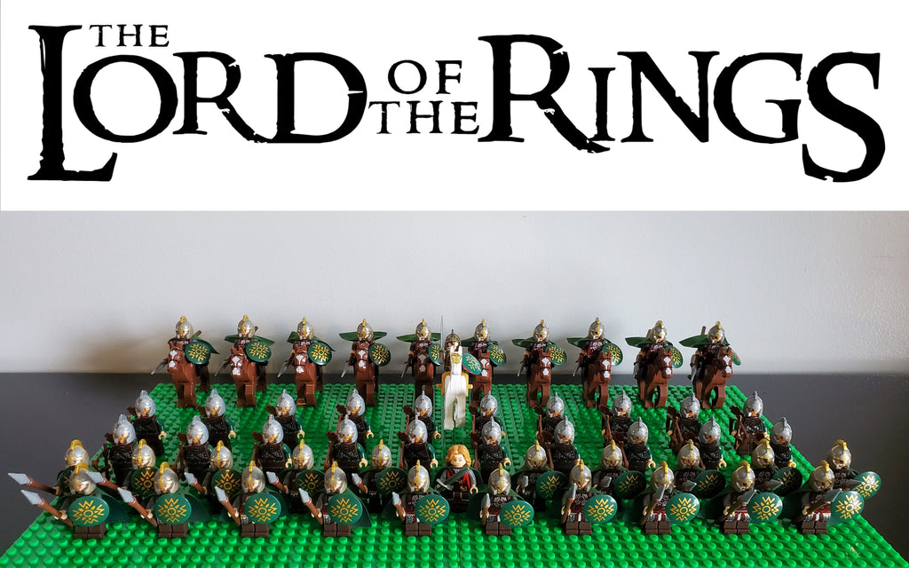 LOTR Rohan Battalion Infantry Army 63 Minifigures Set